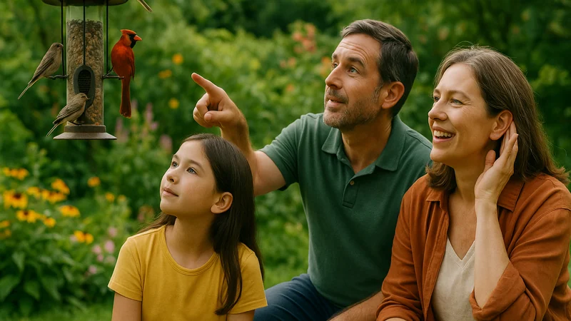 Editorial visual illustrating A Field Guide to the Backyard Calls People Look Up Most