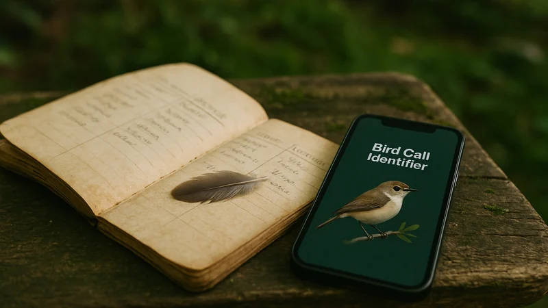 Editorial visual illustrating Bird ID Apps vs Birding Journals: Which One Should You Actually Open First