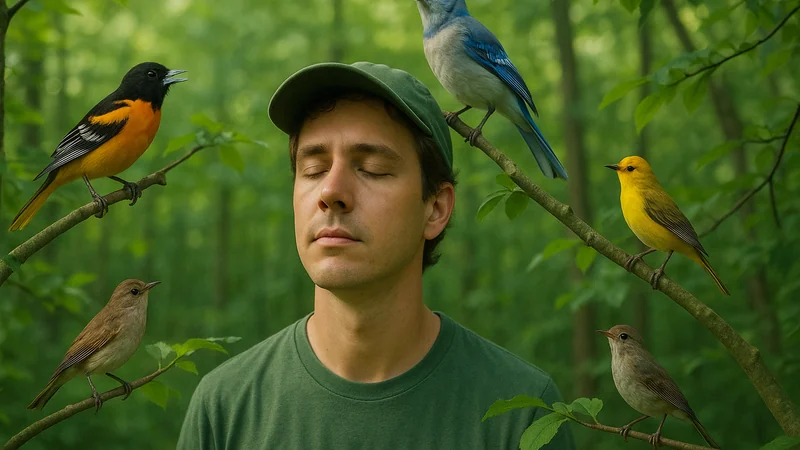 Editorial visual illustrating Bird Song vs Bird Call: Why the Difference Changes How You Identify
