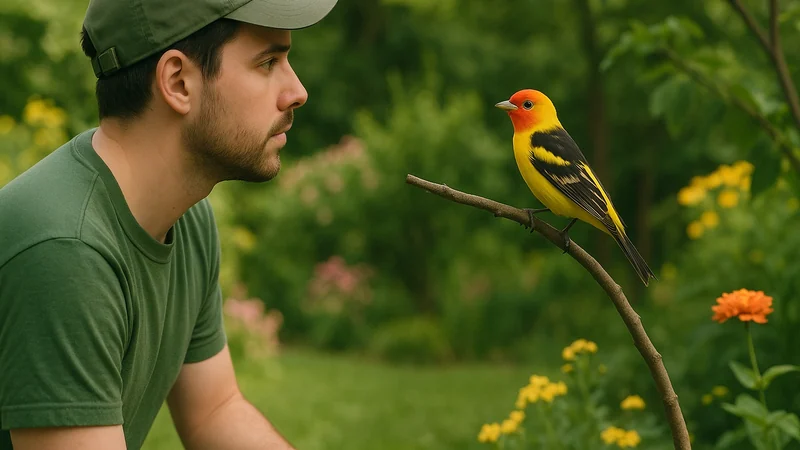 Editorial visual illustrating Identifying a Bird by Description Alone: What Details Actually Narrow It Down