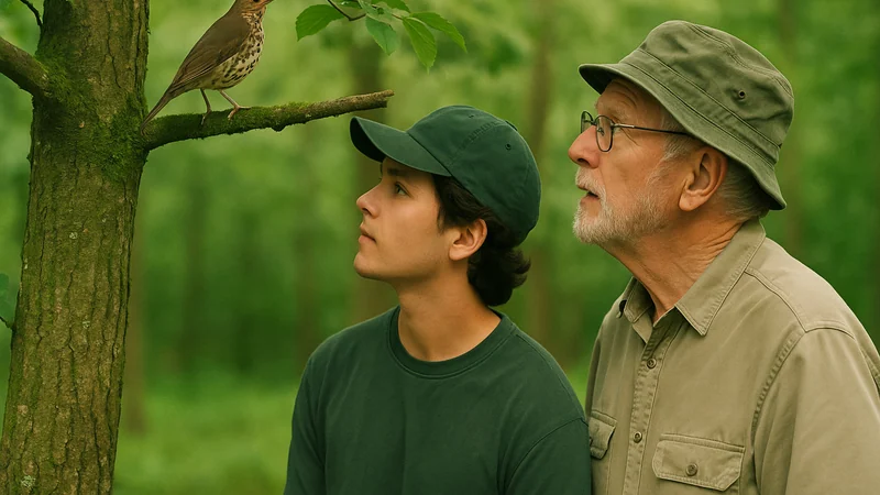 Editorial visual illustrating Merlin vs Bird Call Identifier: Where Sound ID Actually Holds Up